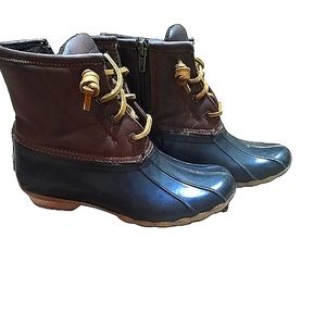 Sperry girls saltwater waterproof Brown boot